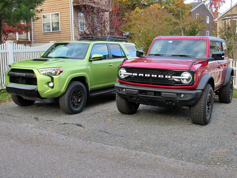 Ford Bronco vs Toyota 4Runner Compared