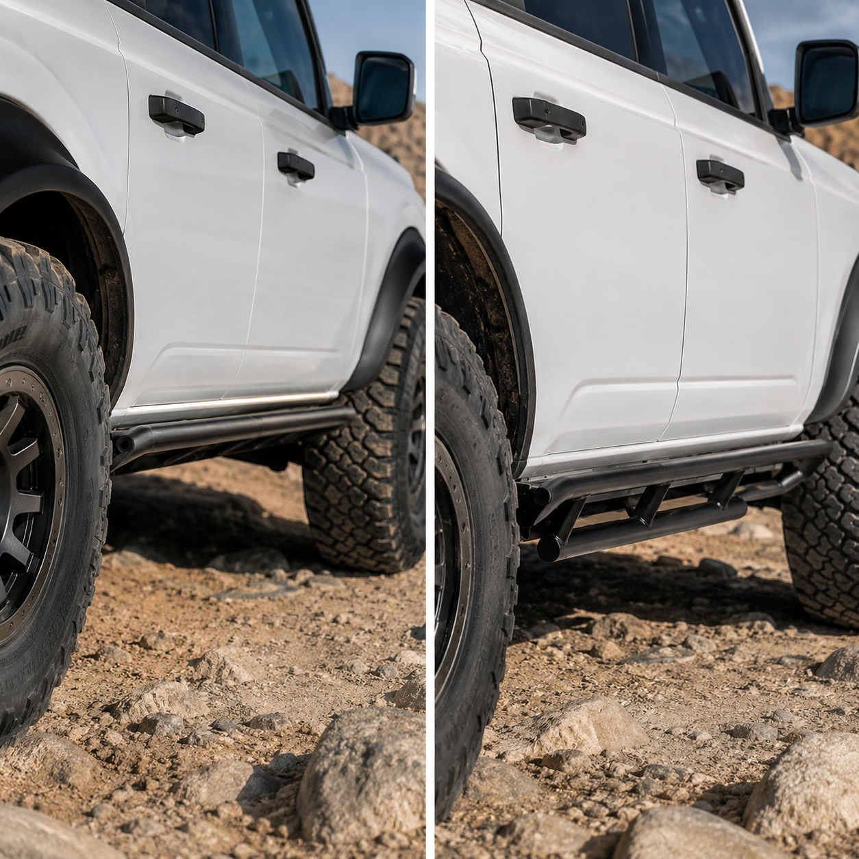 DV8 Offroad vs Addictive Desert Designs: Which Ford Bronco Rock Sliders Are Worth It?