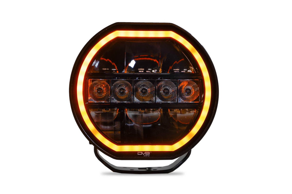 7-Inch Round Light with Halo | DV8 Offroad Elite Series