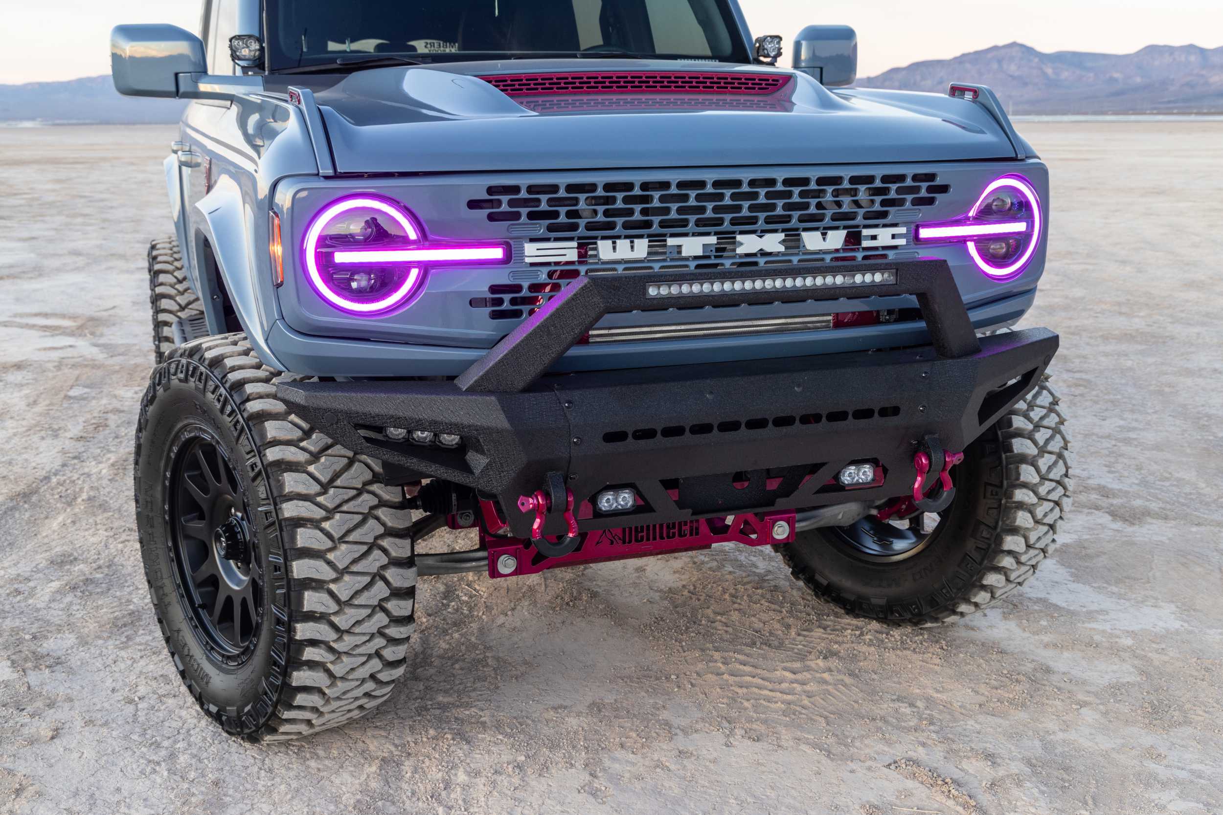 Morimoto XRGB LED Headlights for Ford Bronco - angle view