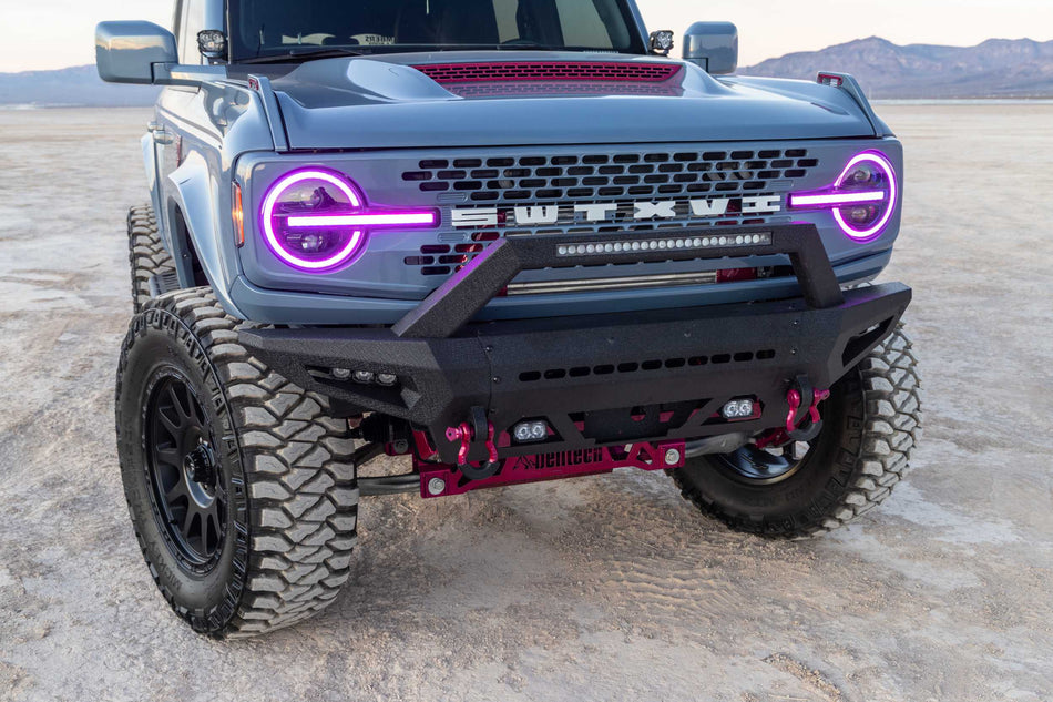 Morimoto XRGB LED Headlights for Ford Bronco - angle view