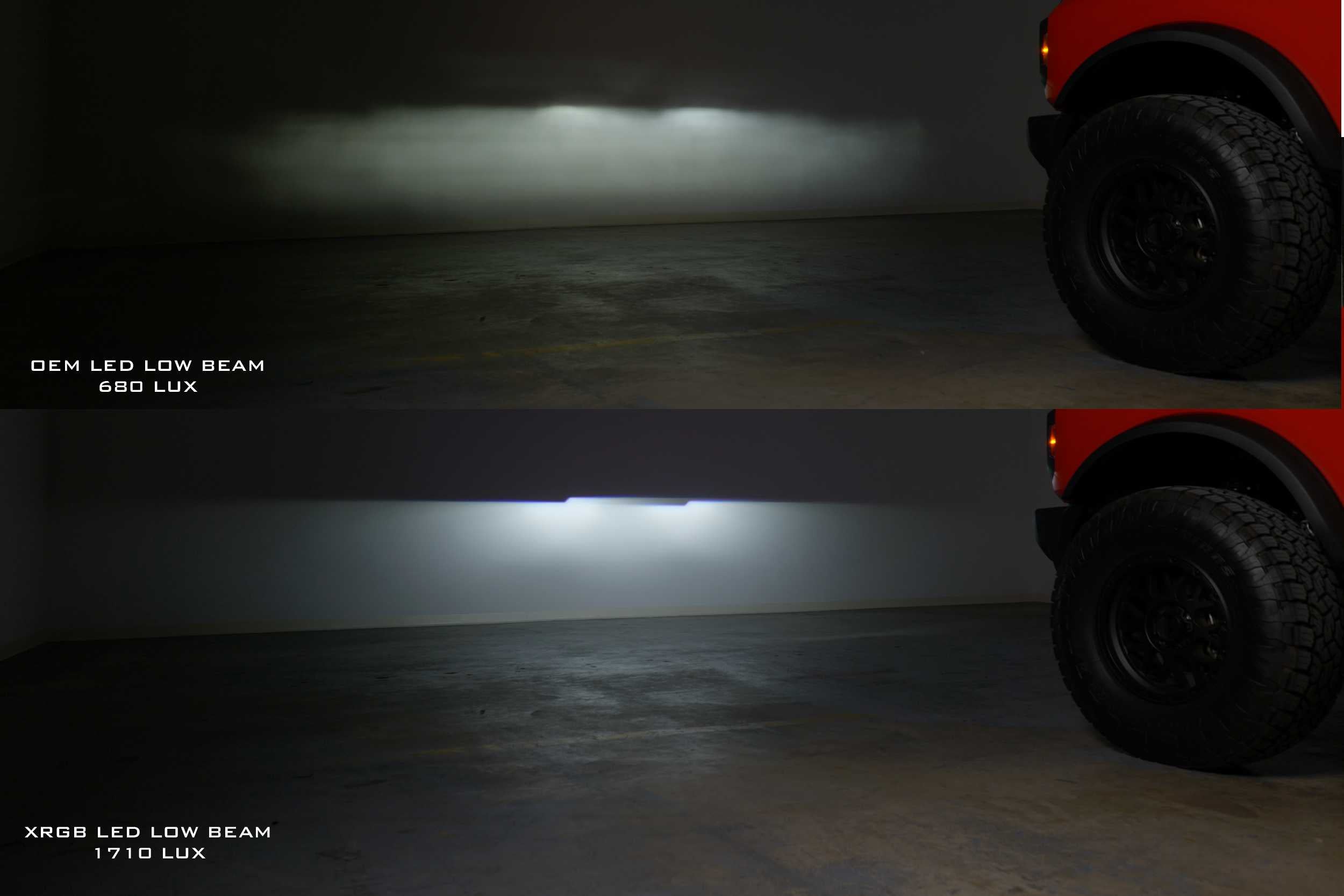 Morimoto XRGB LED Headlights for Ford Bronco - RGB lighting demo