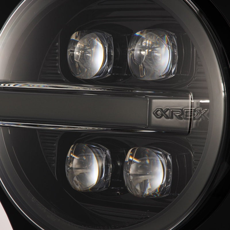 2021-2026 Ford Bronco AlphaRex NOVA LED Projector Headlights Alpha-Black View 2
