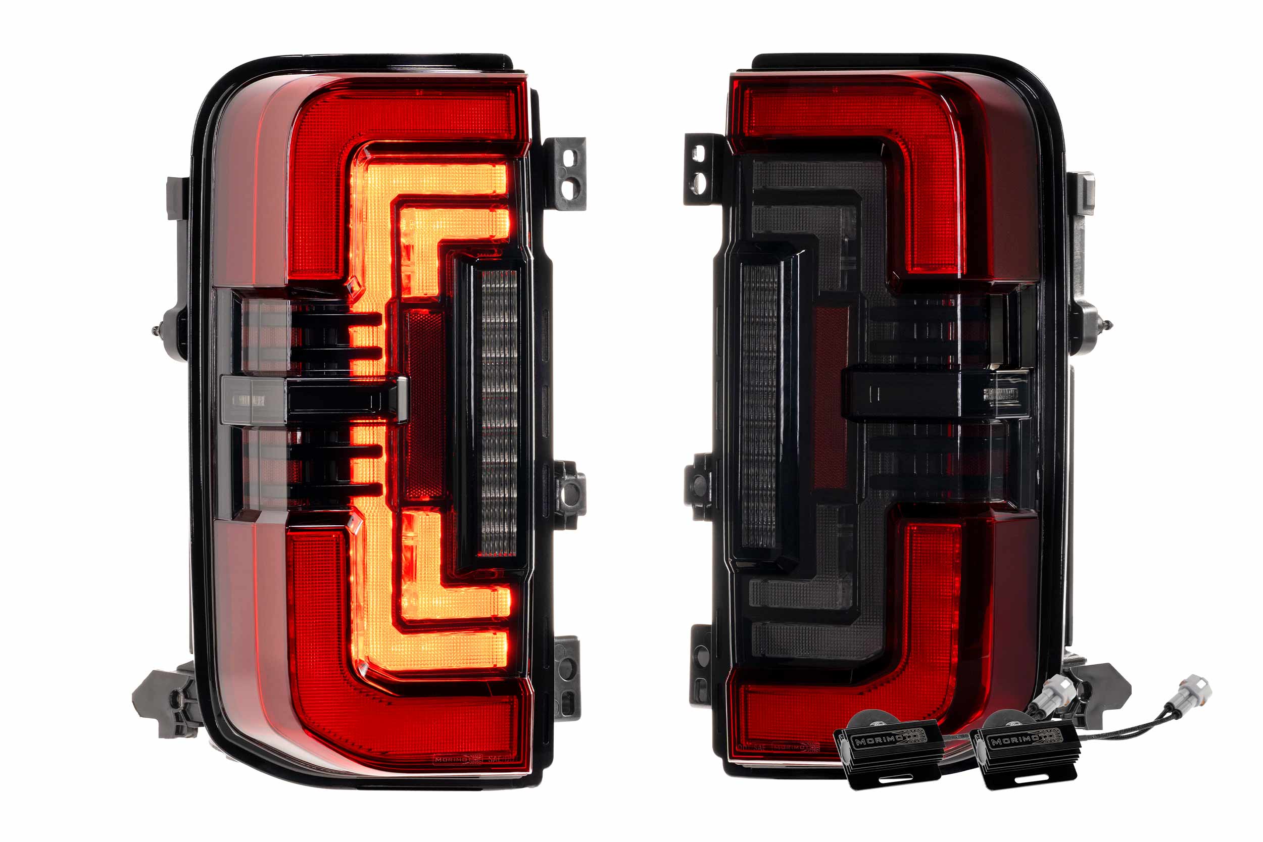 Morimoto XB LED Tail Lights Red Lens 2021-2026 Ford Bronco