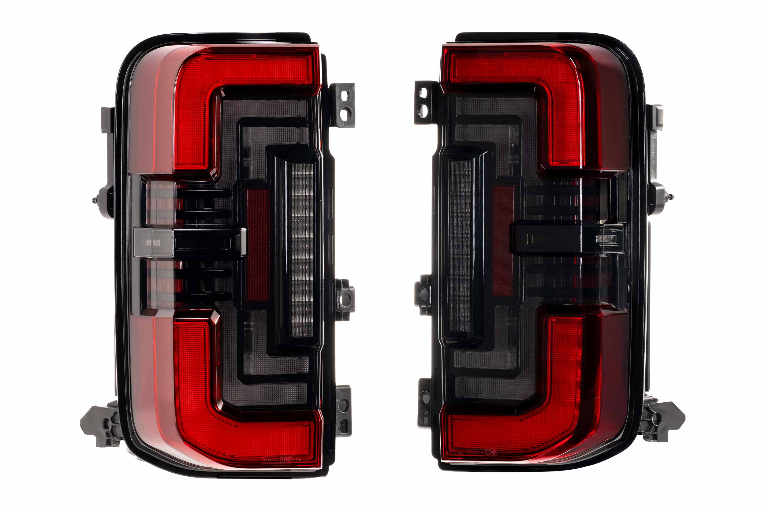 Morimoto XB LED Tail Lights Red Lens rear detail 2021-2026 Ford Bronco