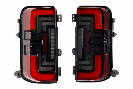 Morimoto XB LED Tail Lights Red Lens rear detail 2021-2026 Ford Bronco