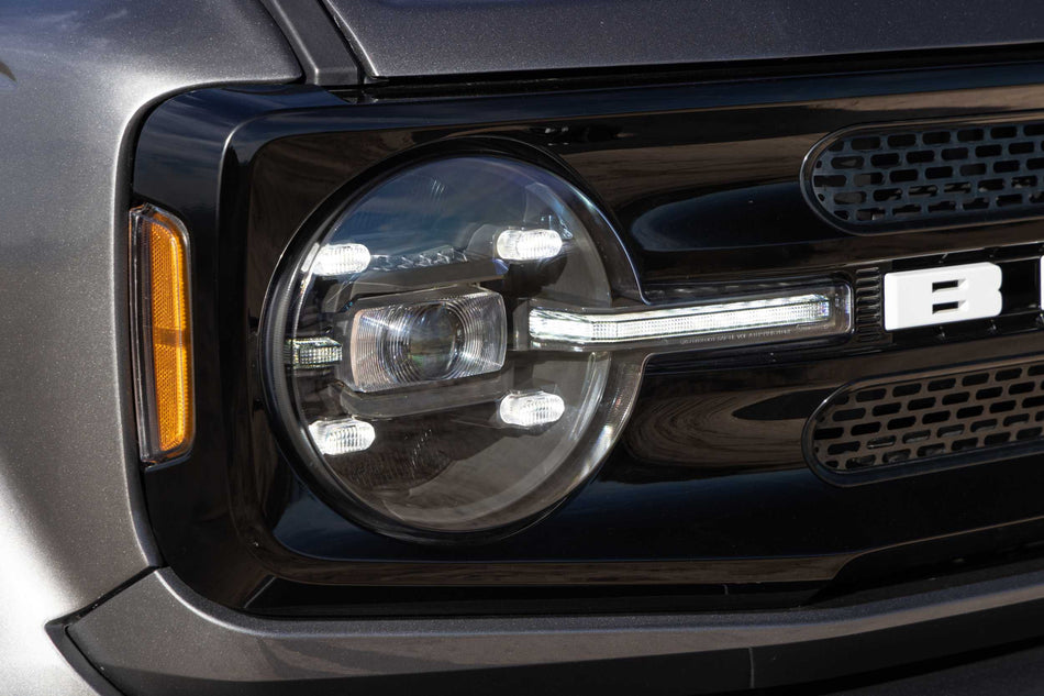 Morimoto XB LED Headlights for Ford Bronco - angle view