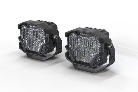 Morimoto 4Banger Ditch Light Kit beam pattern 2021-2026 Ford Bronco