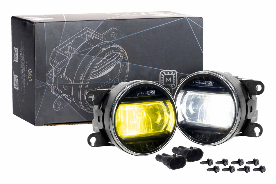 Morimoto XB Evo+ LED Fog Lights White Yellow 2021-2026 Ford Bronco