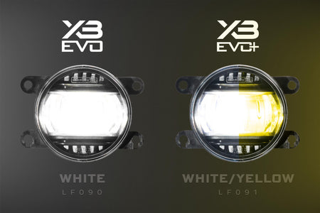 Morimoto XB Evo+ LED Fog Lights yellow beam 2021-2026 Ford Bronco