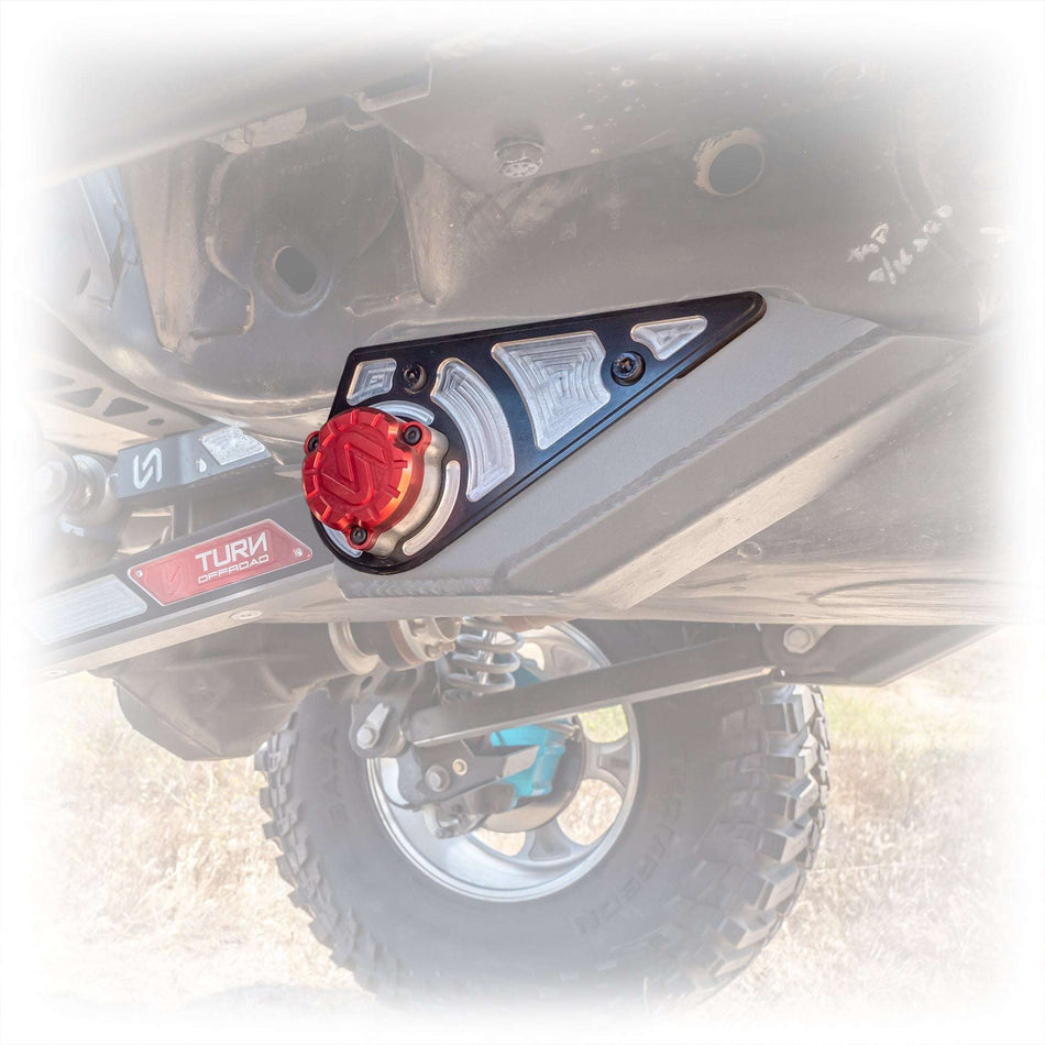2021-2026 Ford Bronco Billet Lower Control Arm Mount Covers by Turn Offroad