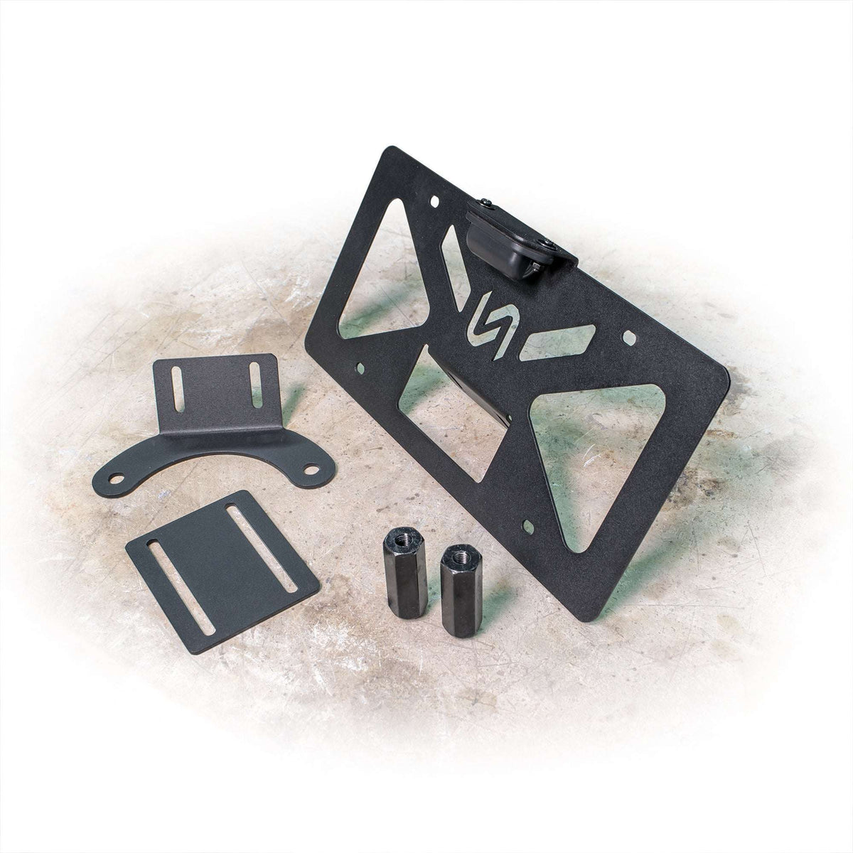 Spare Tire License Plate Relocation Bracket for Ford Bronco - view 1