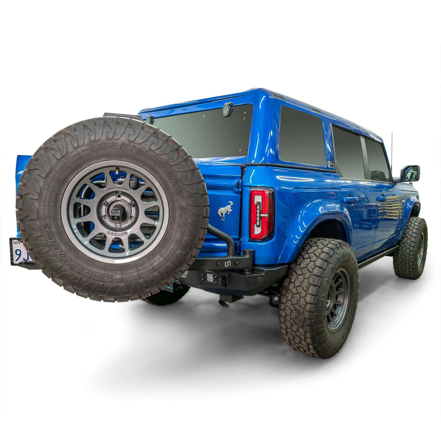 2021-2026 Ford Bronco Swing-Out Tire Carrier Rear Bumper - Turn Offroad 11