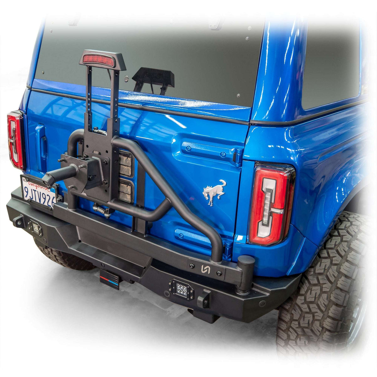 2021-2026 Ford Bronco Swing-Out Tire Carrier Rear Bumper - Turn Offroad 3