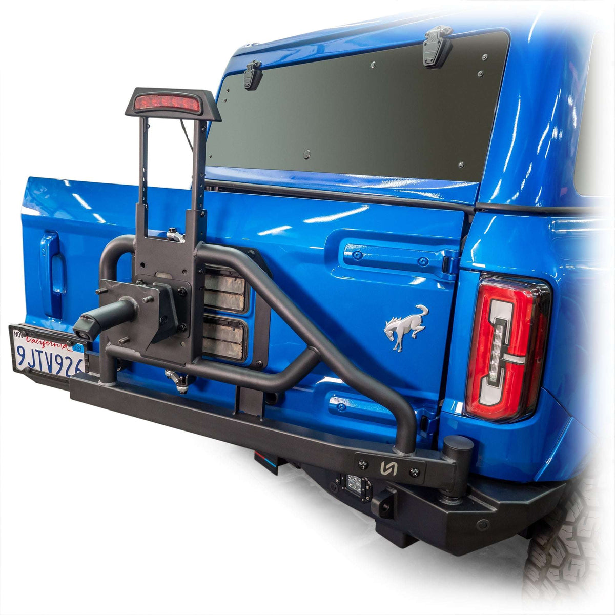 2021-2026 Ford Bronco Swing-Out Tire Carrier Rear Bumper - Turn Offroad 8