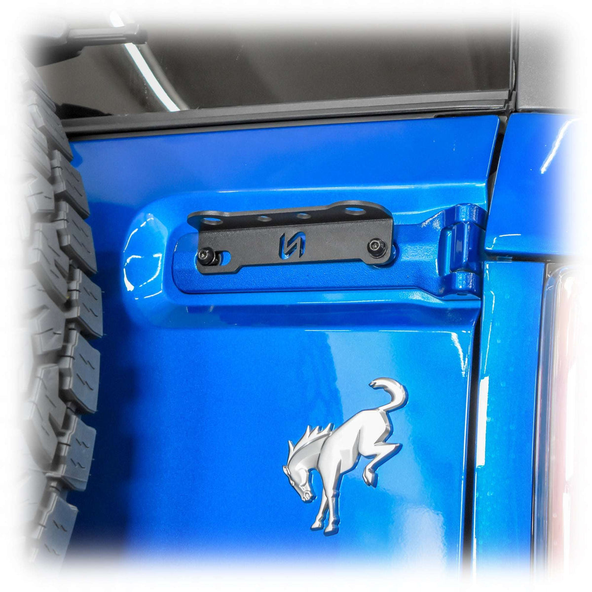 Tailgate Hinge Antenna and Whip Mount for Ford Bronco - view 2