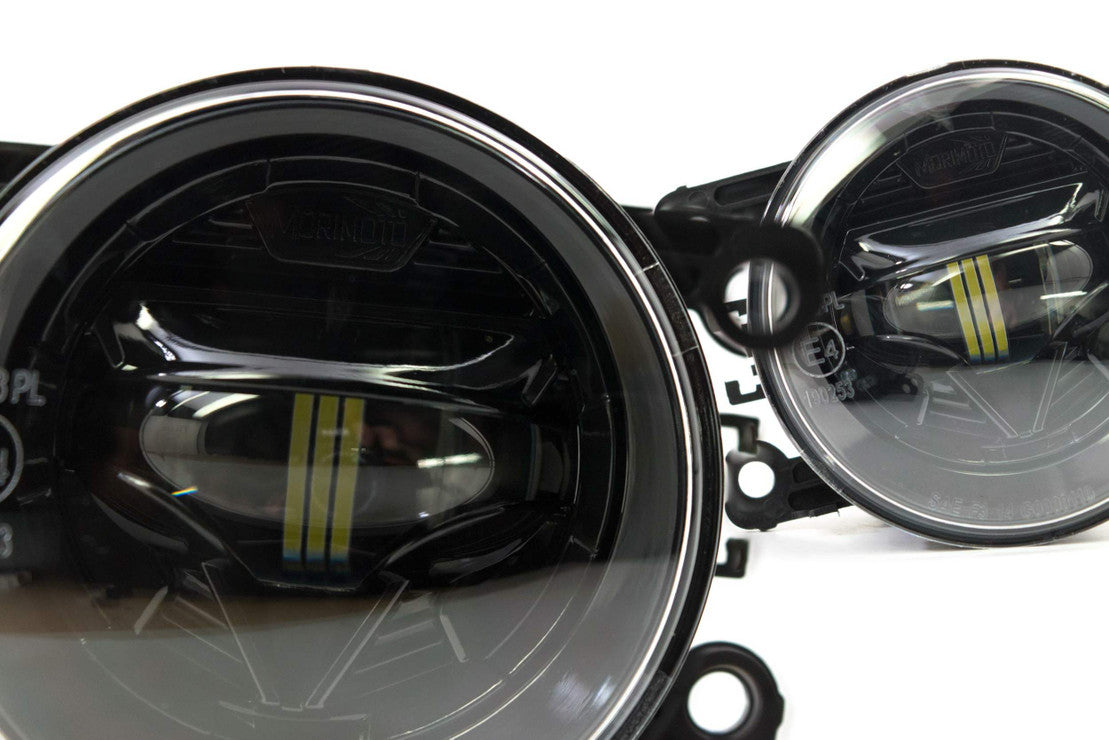 Morimoto XB LED Fog Lights White detail 2021-2026 Ford Bronco