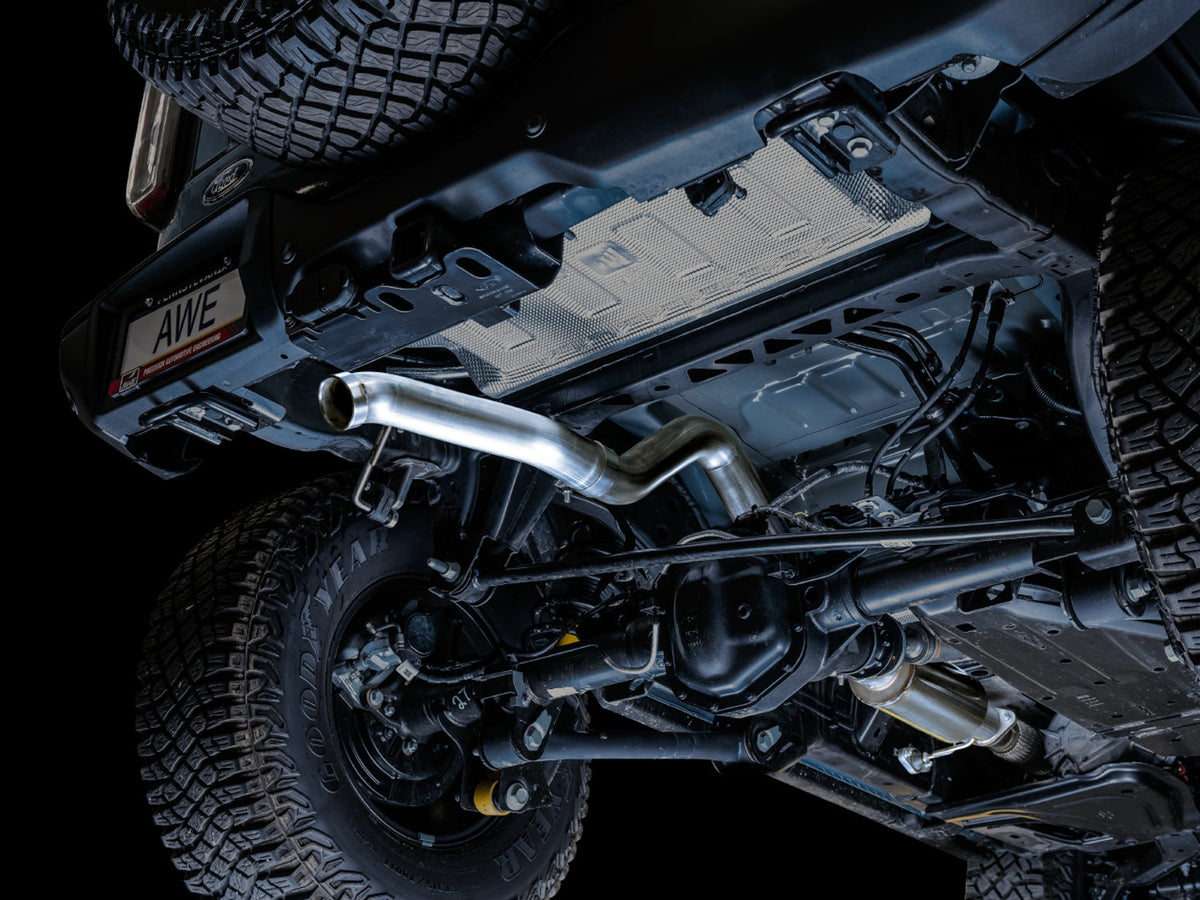 AWE 0FG BashGuard exhaust for Ford Bronco - 3015-21000 6