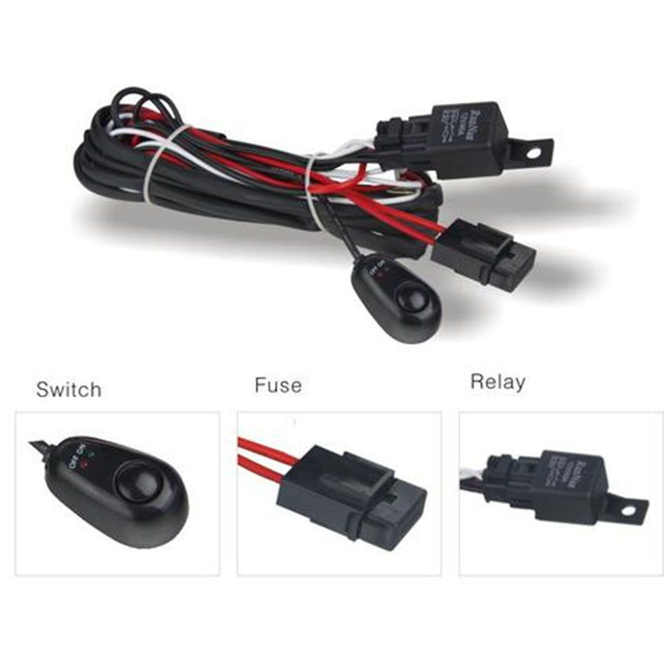 2021-2026 Ford Bronco LED Light Wiring Harness | DV8 Offroad
