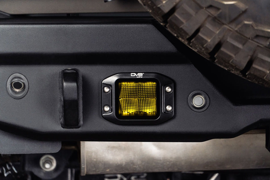 3-Inch Amber LED Flush Mount Pod Light | DV8 Offroad Elite Series