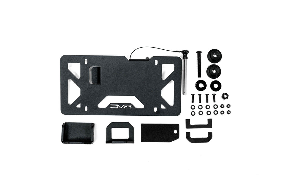 2021-2026 Ford Bronco Universal D-Ring License Plate Mount | DV8 Offroad
