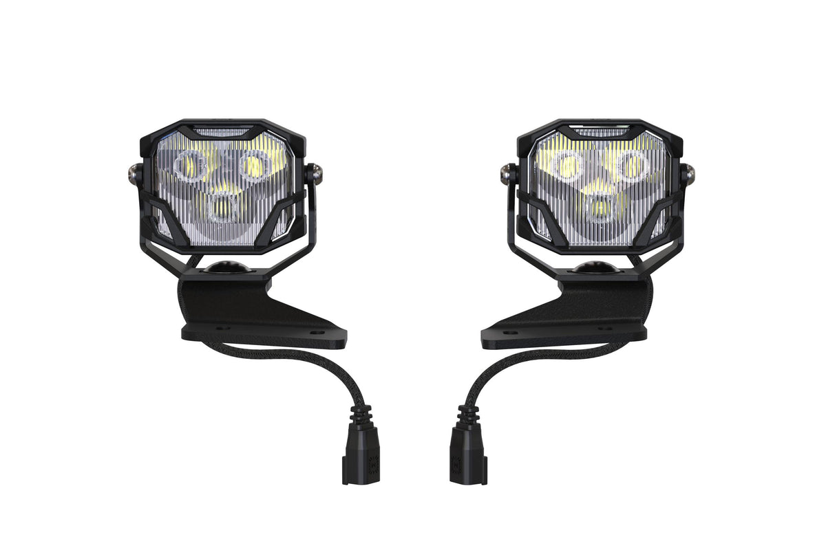 Morimoto Ditch Light Brackets installed 2021-2026 Ford Bronco