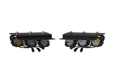 Morimoto 4Banger Triple Fog Kit brackets and wiring harness 2021-2026 Ford Bronco