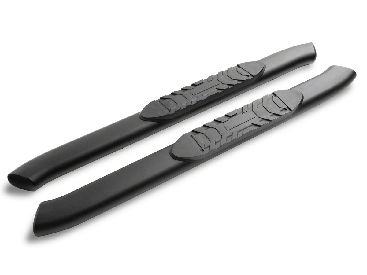 RedRock 5-Inch Oval Bent End Side Step Bars - Black for Ford Bronco - view 7
