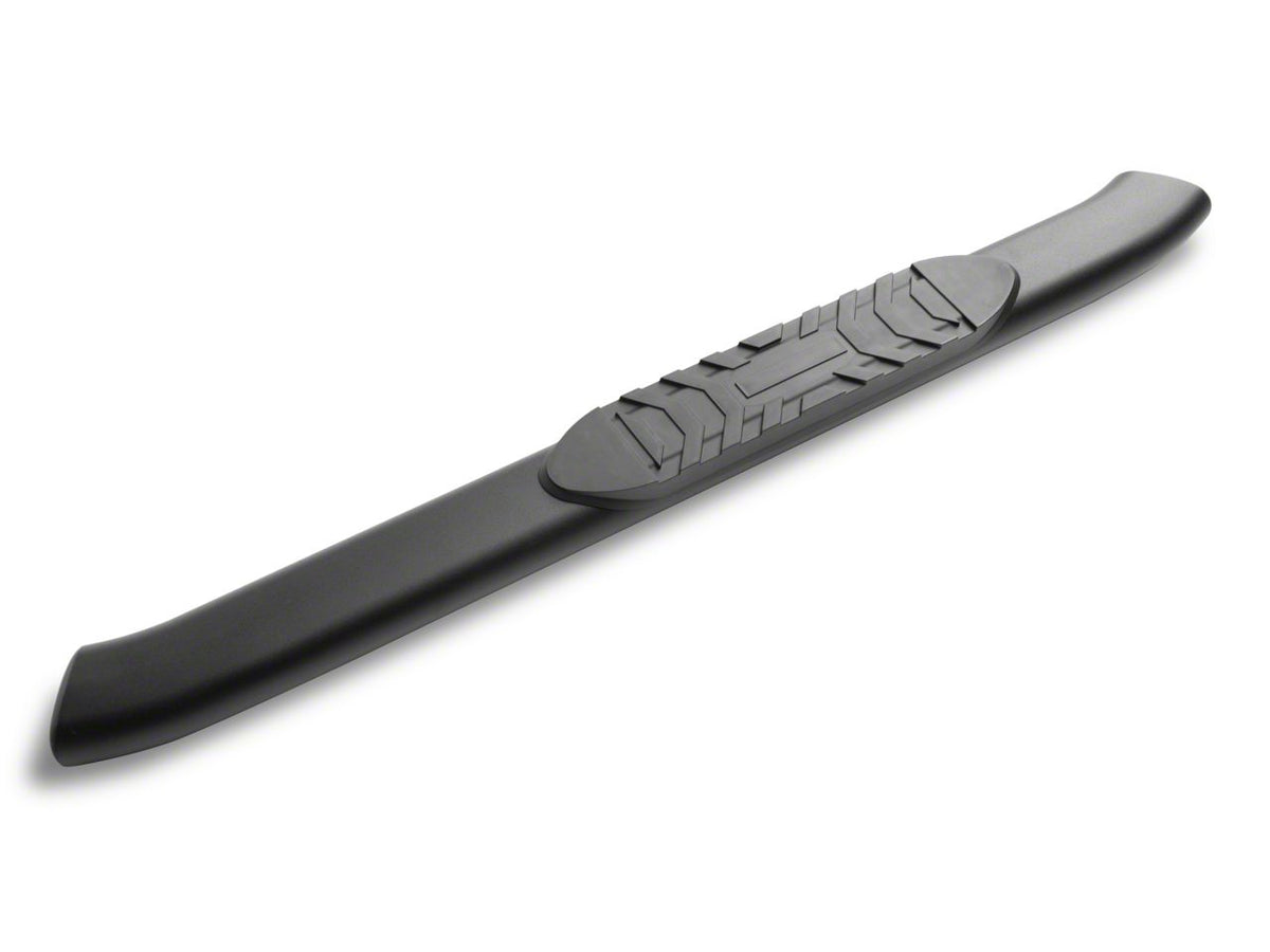 RedRock 5-Inch Oval Bent End Side Step Bars - Black for Ford Bronco - view 8