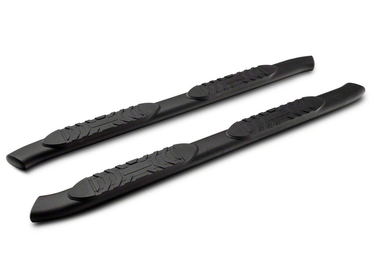 RedRock 5-Inch Oval Bent End Side Step Bars - Black for Ford Bronco - view 6