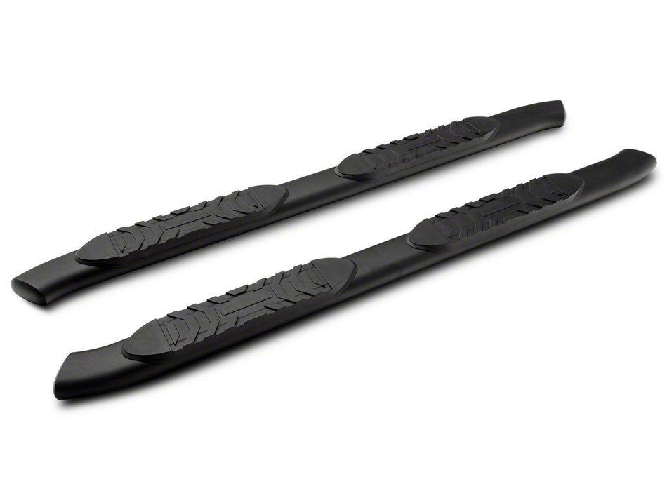 RedRock 5-Inch Oval Bent End Side Step Bars - Black for Ford Bronco - view 6
