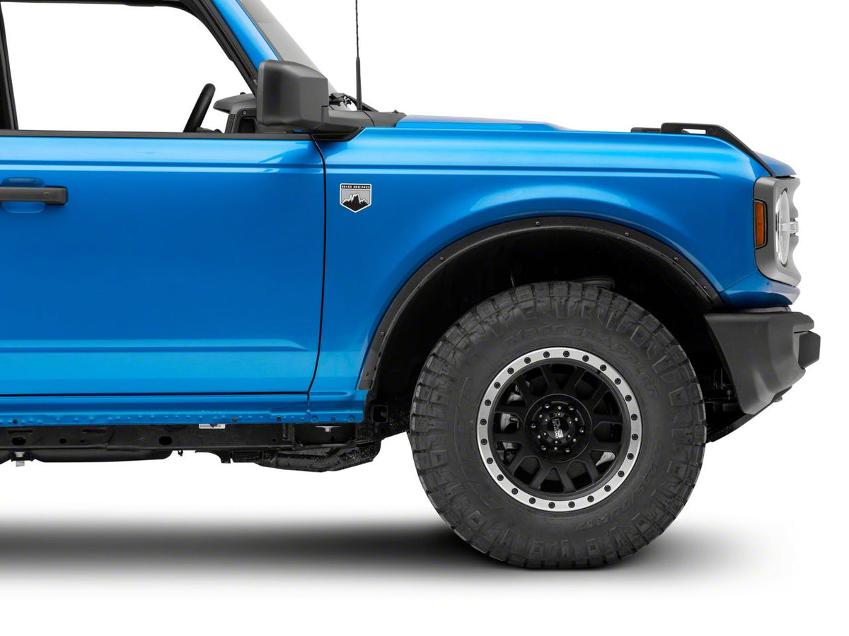 2021-2026 Ford Bronco Front Fender Flares | Barricade HD Flat