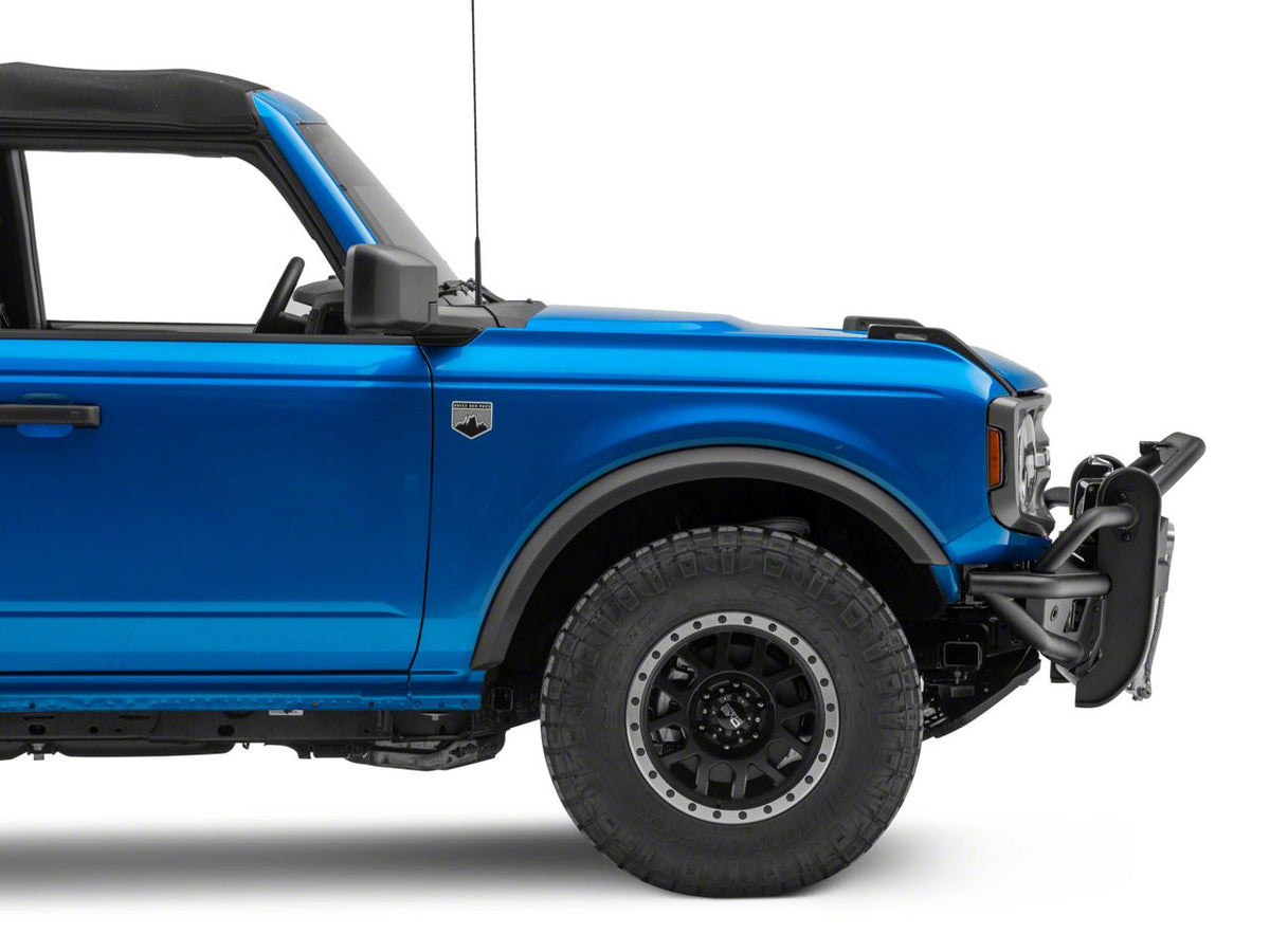 RedRock HD Tubular Front Winch Mount Bumper with LED Fog Lights and Grille Guard for Ford Bronco - view 4
