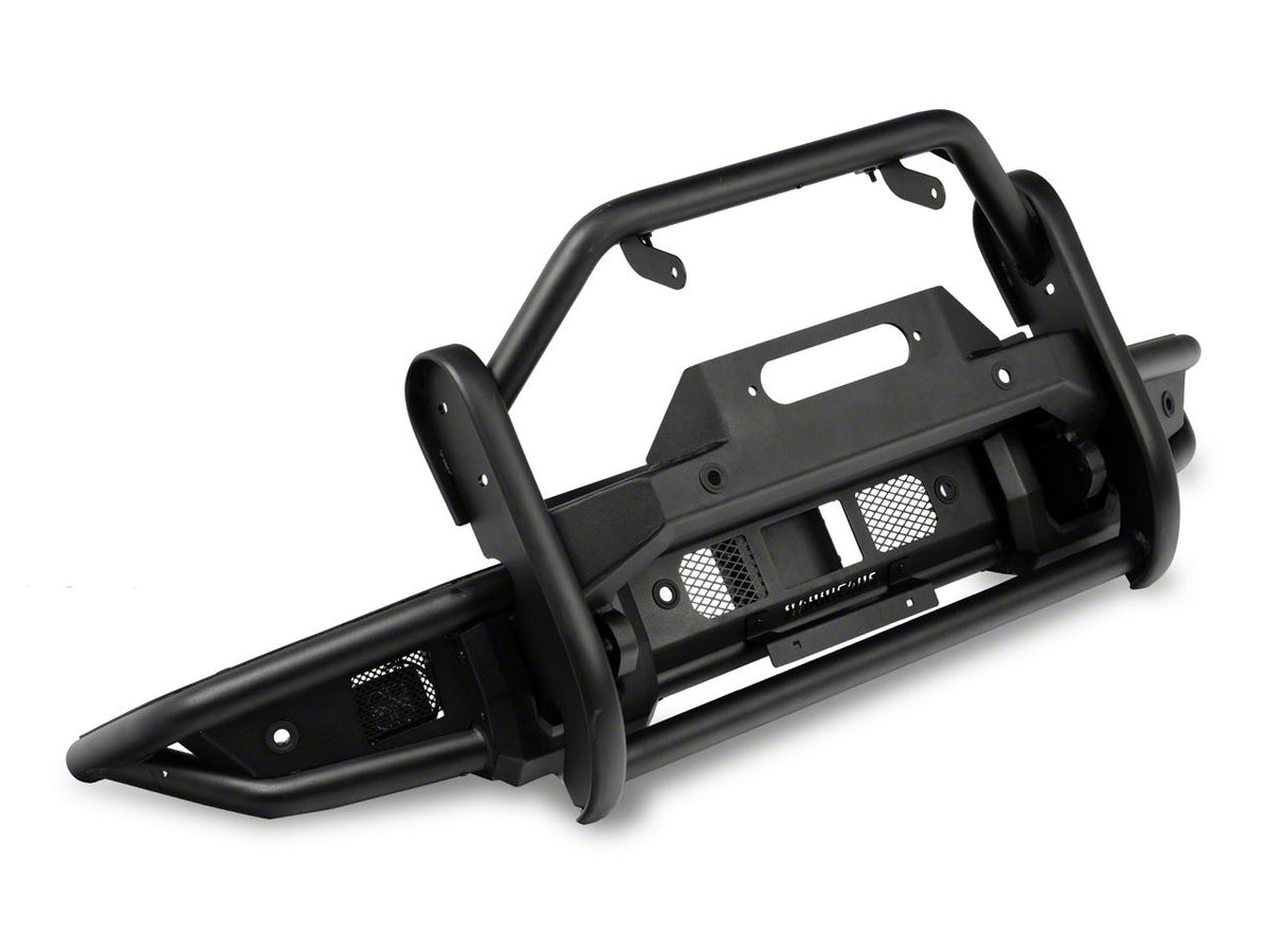 RedRock HD Tubular Front Winch Mount Bumper with LED Fog Lights and Grille Guard for Ford Bronco - view 6