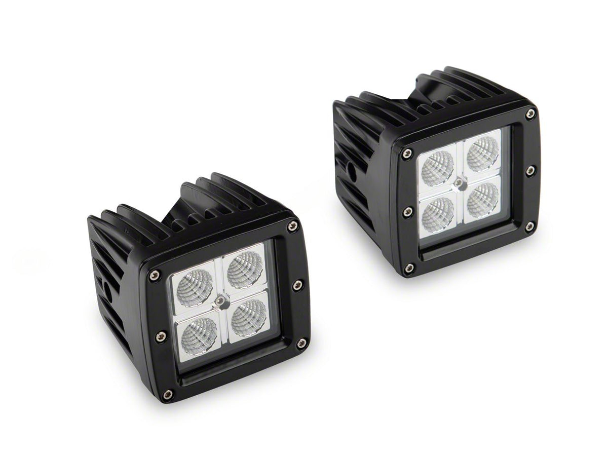 RedRock HD Tubular Front Winch Mount Bumper with LED Fog Lights and Skid Plate for Ford Bronco - view 12
