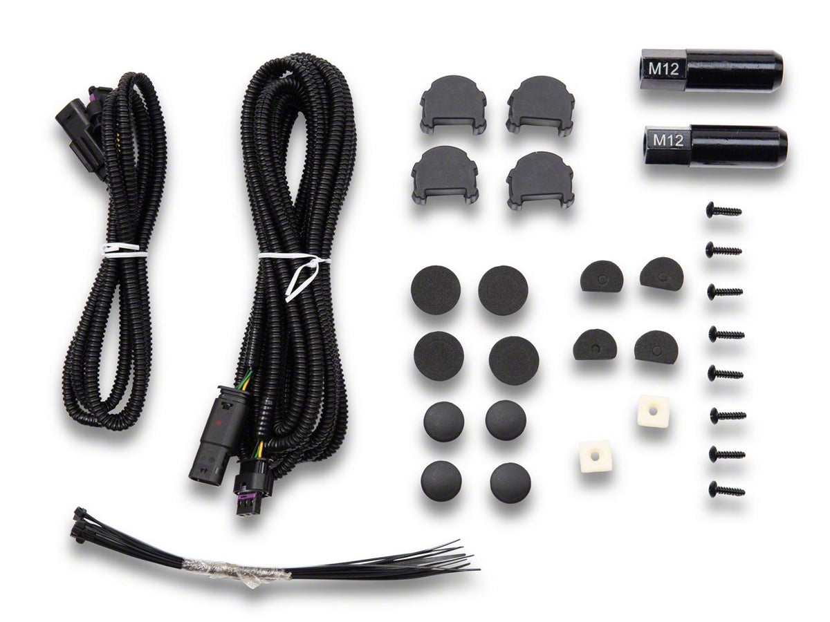 RedRock HD Tubular Front Winch Mount Bumper with LED Fog Lights and Skid Plate for Ford Bronco - view 10