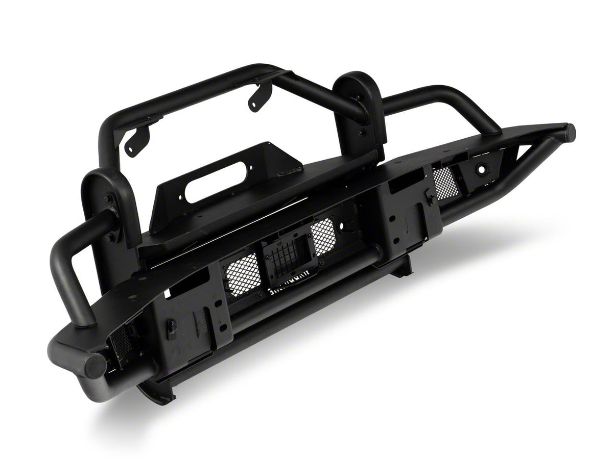 RedRock HD Tubular Front Winch Mount Bumper with LED Fog Lights, Grille Guard and Skid Plate for Ford Bronco - view 8