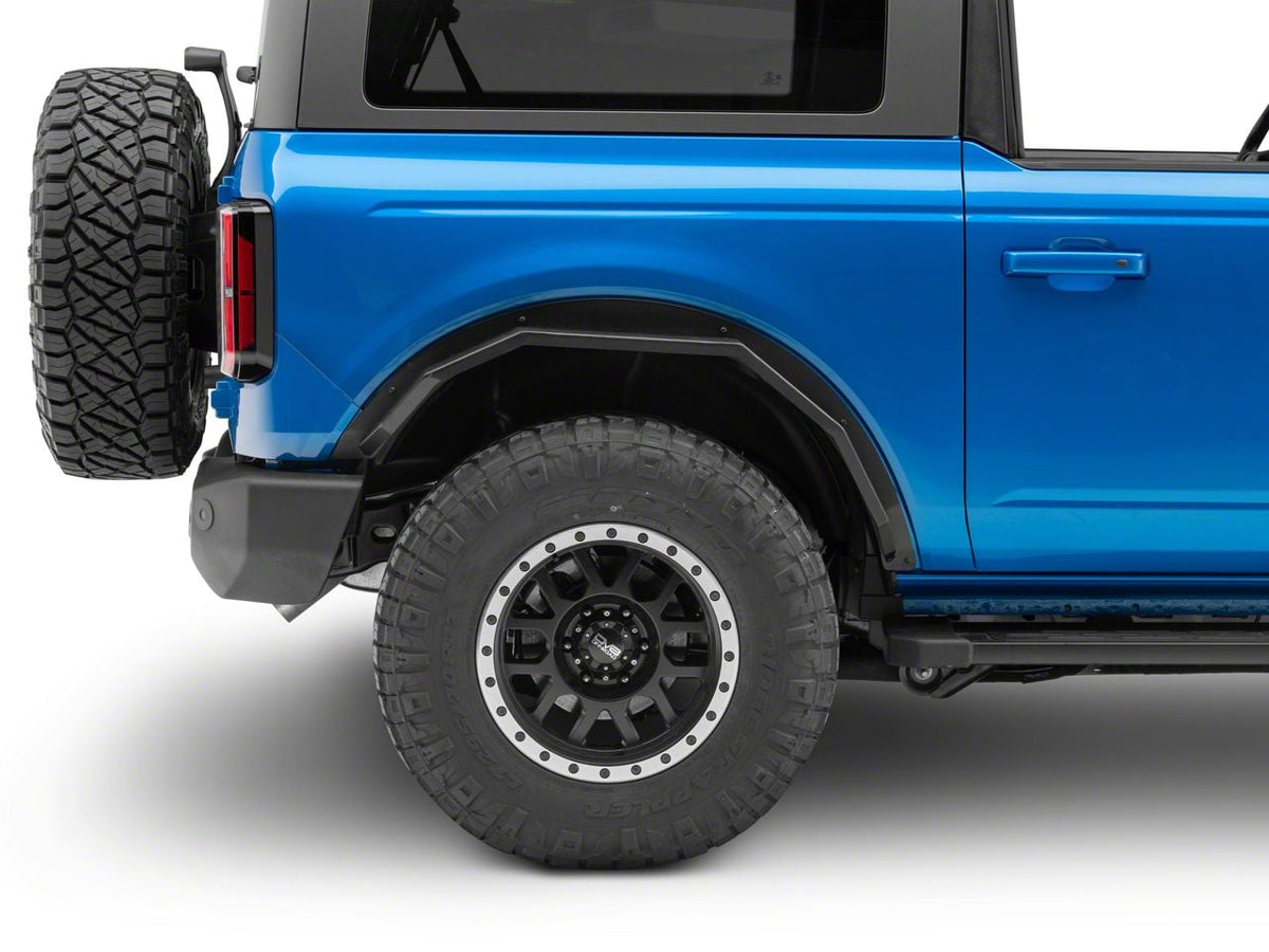 2021-2025 Ford Bronco 2-Door Rear Fender Flares | Barricade HD Plate Style