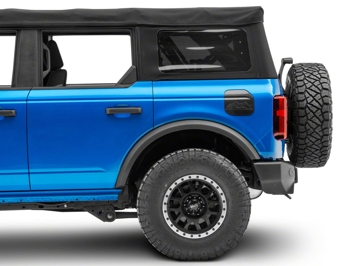 RedRock Fuel Door Cover - Gloss Carbon Design for Ford Bronco - view 3