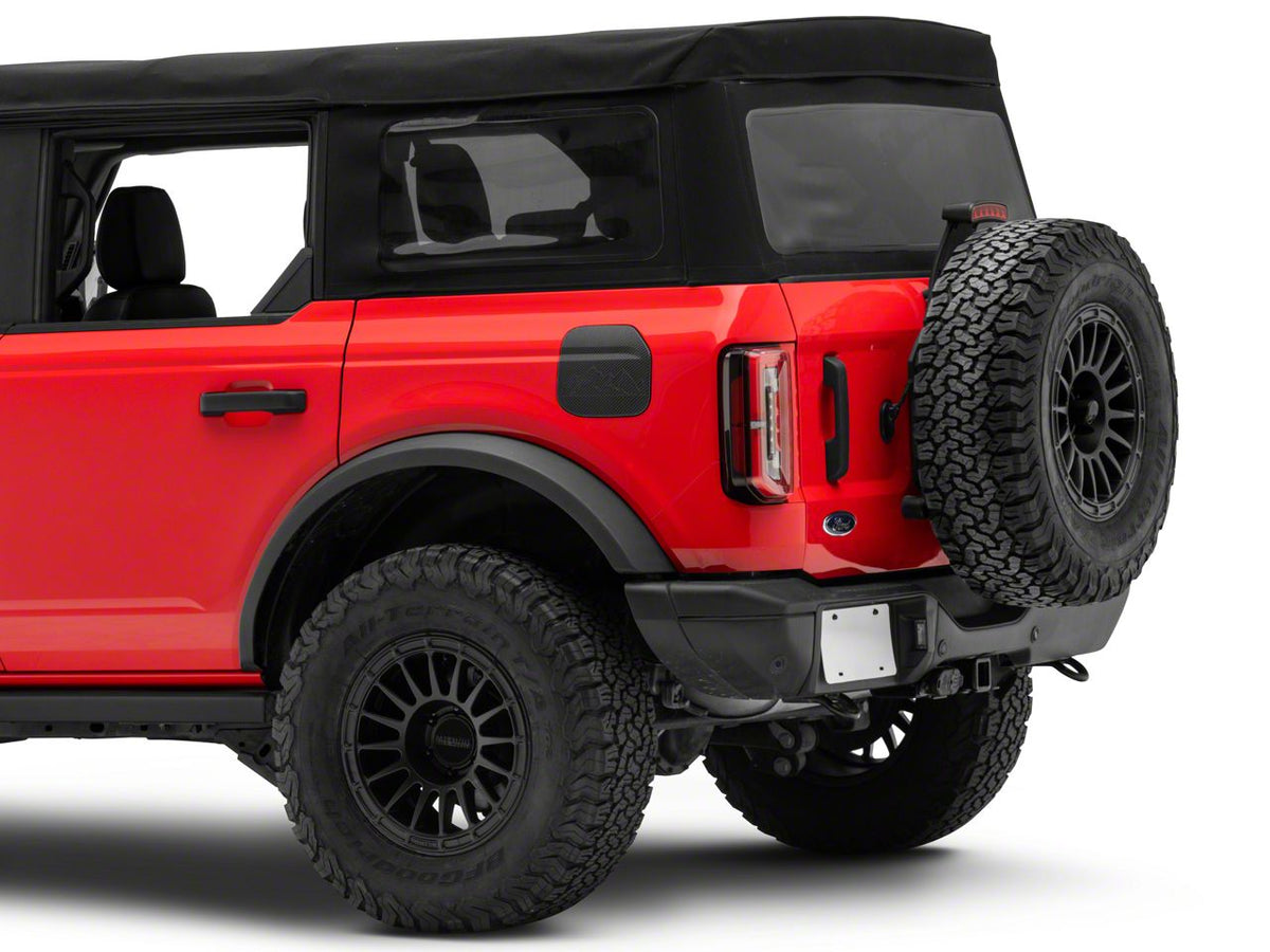 RedRock Fuel Door Cover - Matte Carbon Design for Ford Bronco - view 2