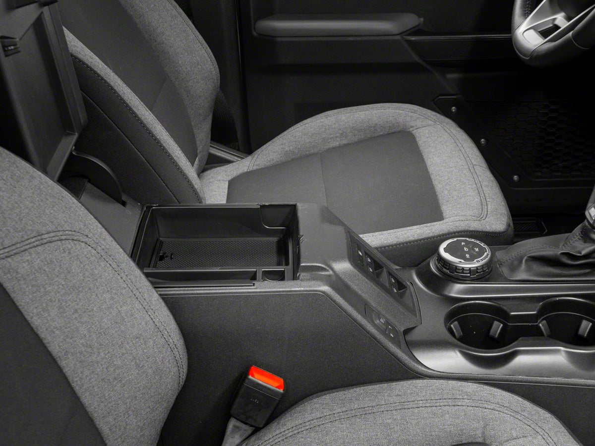 RedRock Arm Rest Lower Storage Tray - Rubber Coated for Ford Bronco - view 3