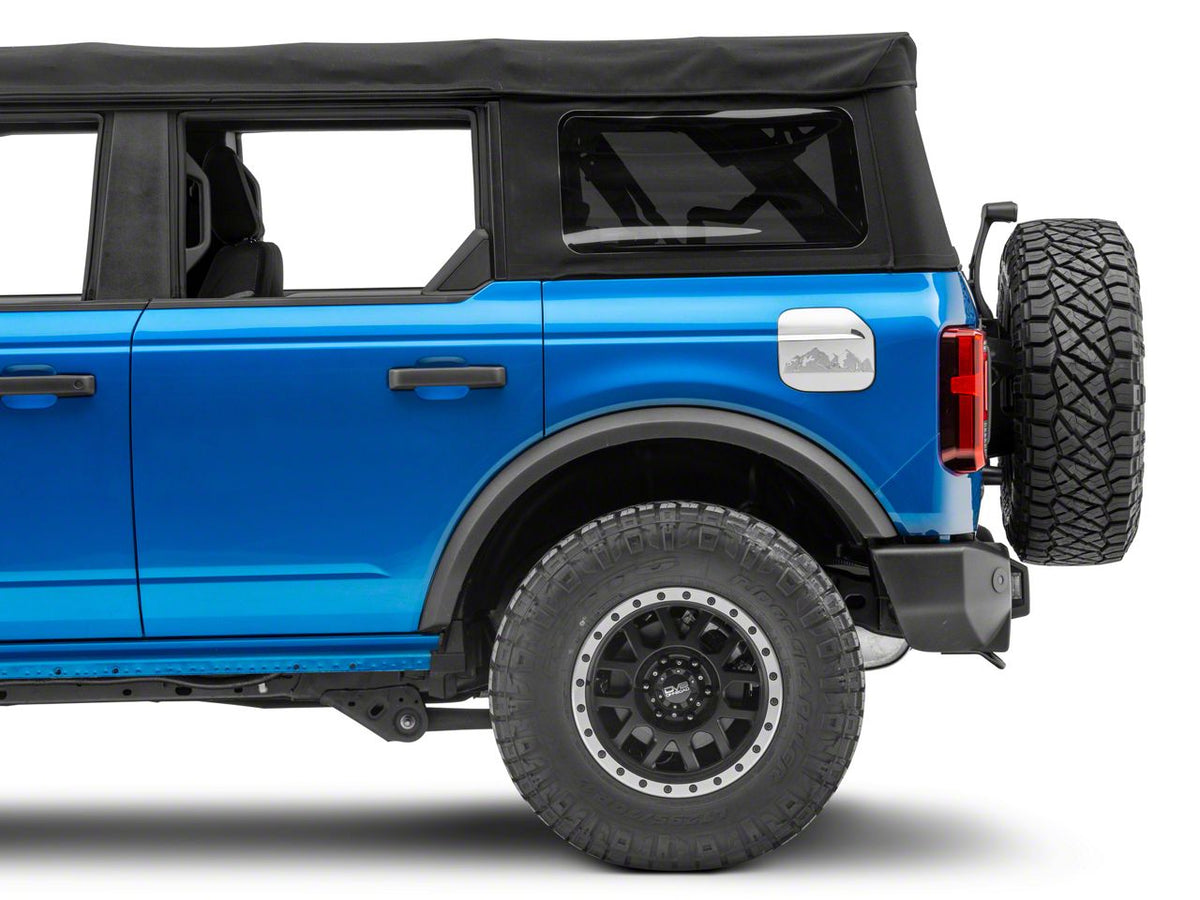 RedRock Fuel Door Cover - Chrome for Ford Bronco - view 3