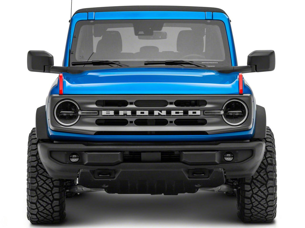 RedRock Hood Catch Trim - Red for Ford Bronco - view 5