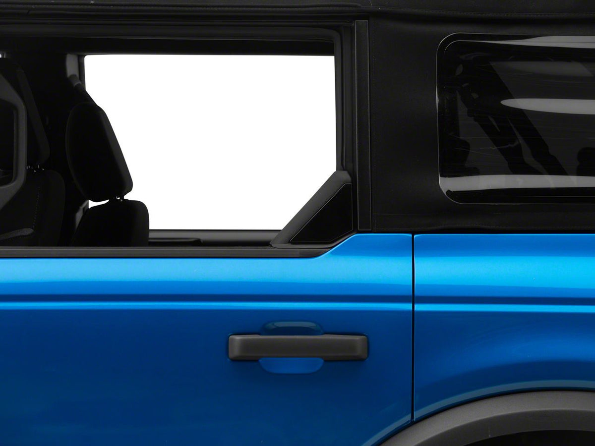 RedRock Rear Window Trim - Black for Ford Bronco - view 2
