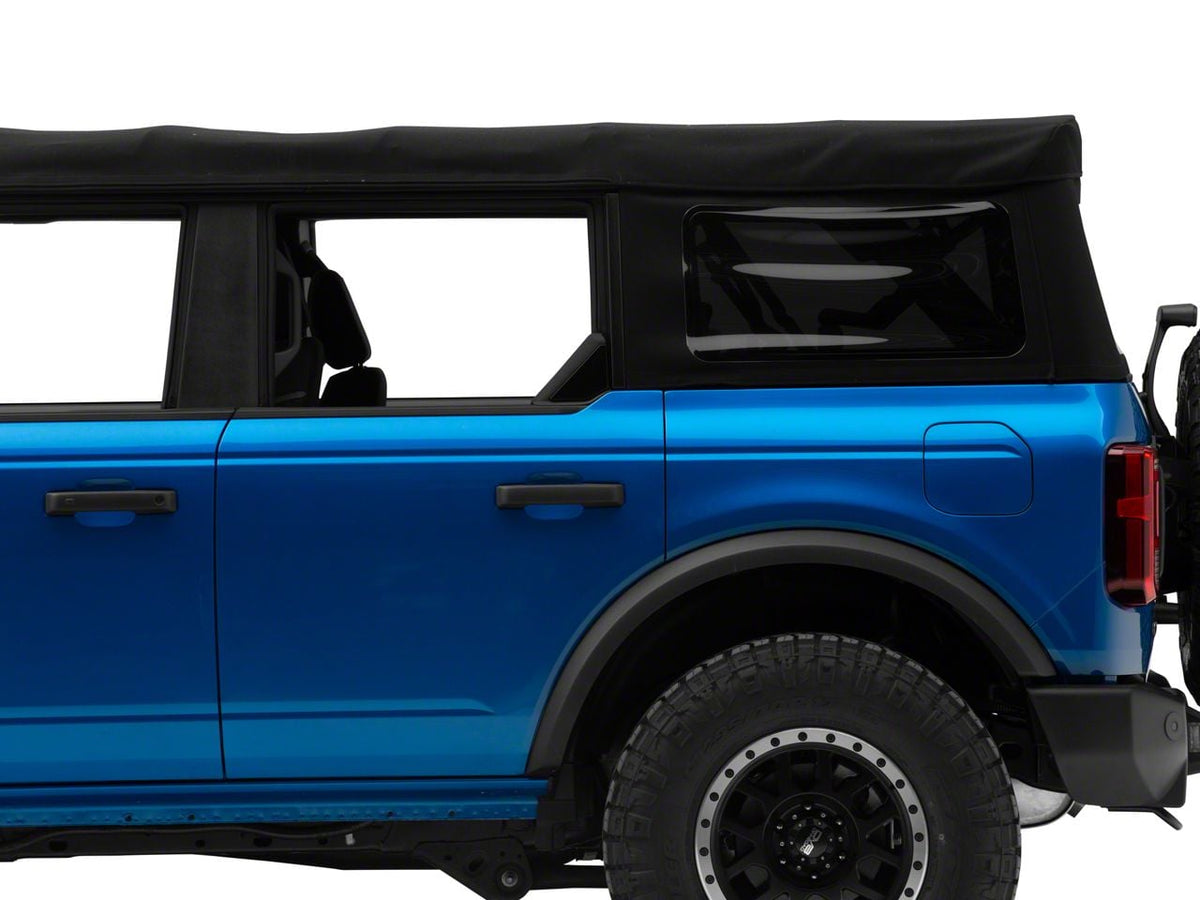 RedRock Rear Window Trim - Black for Ford Bronco - view 5