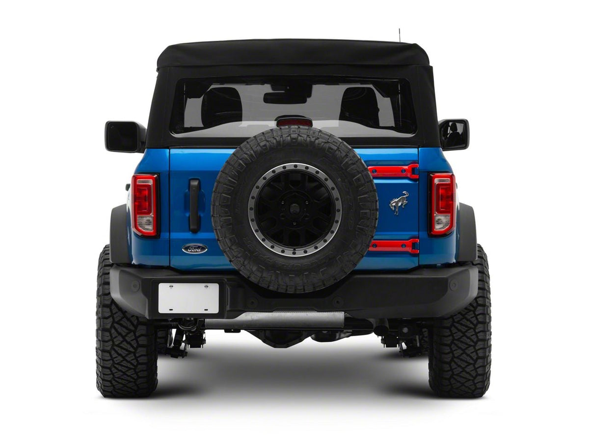 RedRock Tailgate Hinge Trim - Red for Ford Bronco - view 4