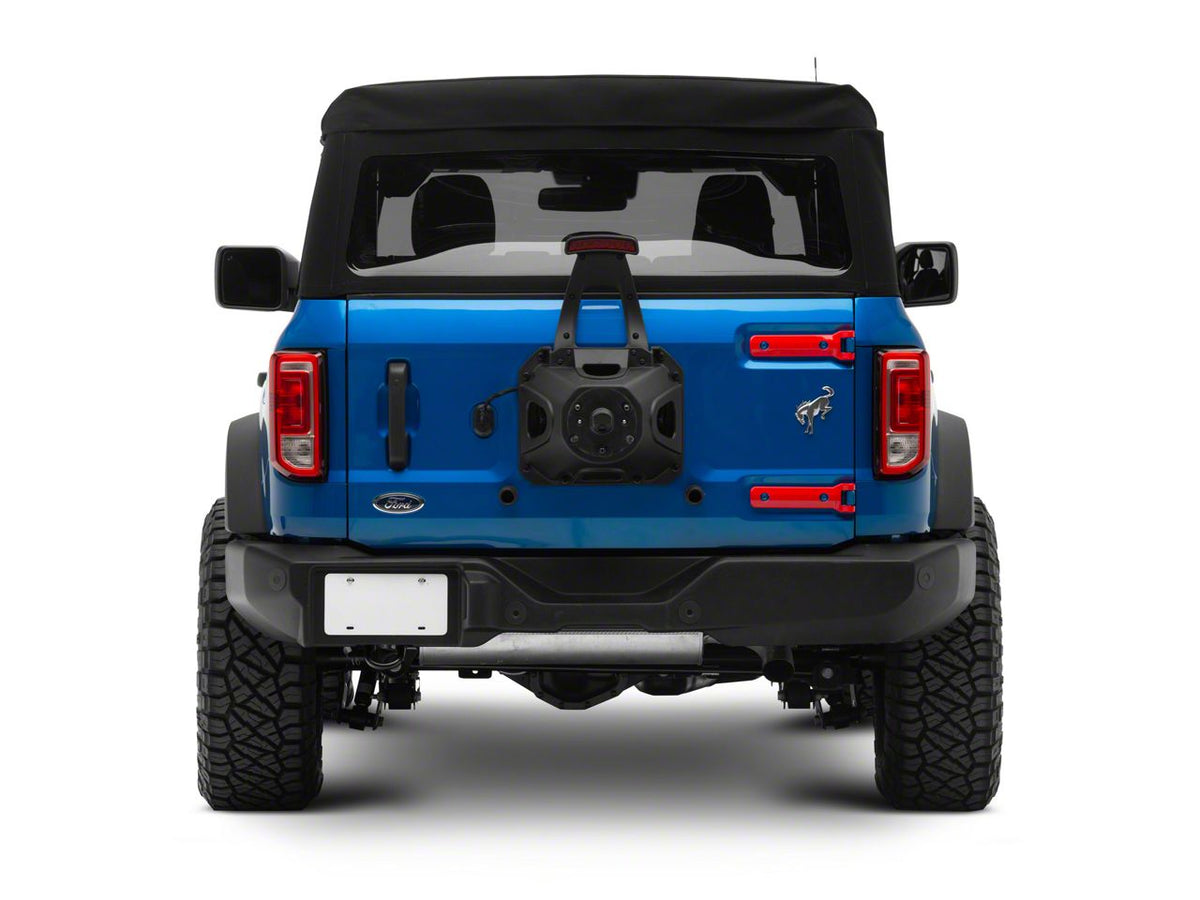 RedRock Tailgate Hinge Trim - Red for Ford Bronco - view 5