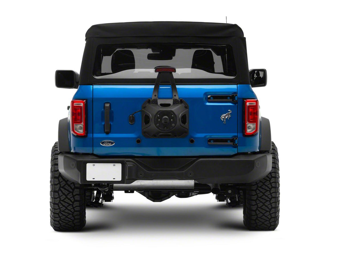 RedRock Tailgate Hinge Trim - Gloss Black for Ford Bronco - view 5