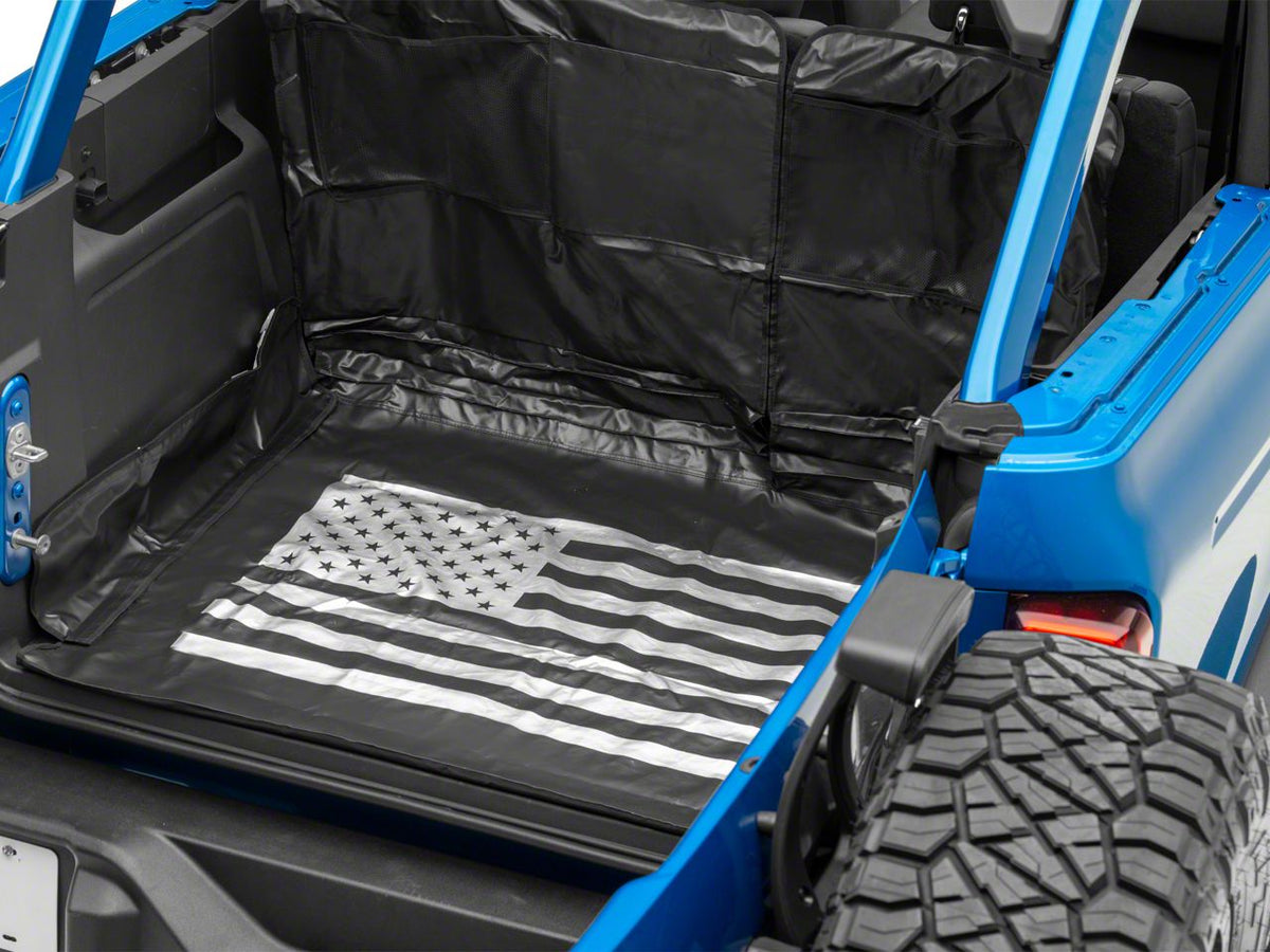 RedRock Cargo Mat with USA Flag Logo for Ford Bronco - view 2