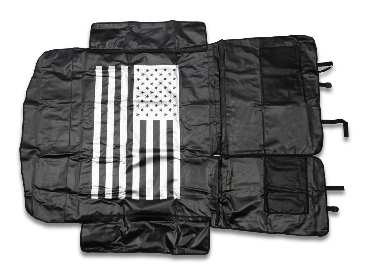 RedRock Cargo Mat with USA Flag Logo for Ford Bronco - view 6
